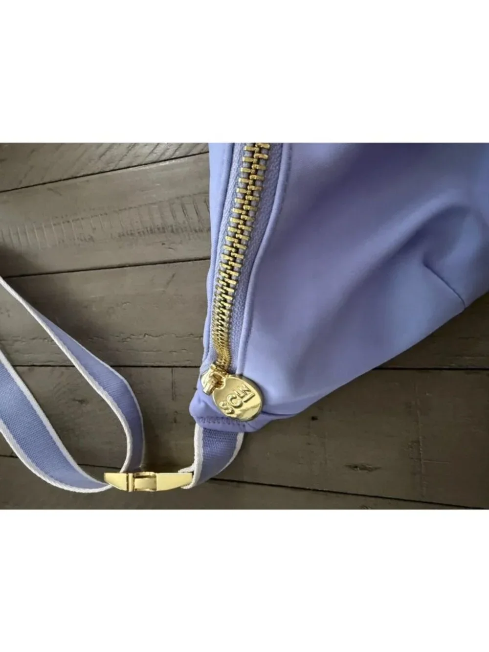 Stoney Clover Lane Classic Fanny Pack Periwinkle Longer Strap